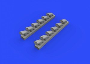 Eduard 648414 Typhoon Mk. Ib exhaust stacks EDUARD, HASEGAWA 1/48