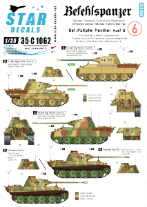 Star Decals 35-C1062 Befehlspanzer # 6 1/35