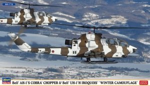 Hasegawa 02239 Bell AH-1S Cobra Chopper and Bell UH-1H Iroquois Winter Camo (2 kits) Limited Edition (1:72)
