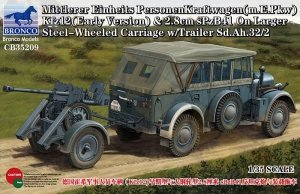 Bronco CB35209 Kfz12(Early Version) & 2.8cm sPzB41 w/Trailer Sd.Ah.32/2 (1:35)