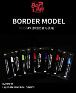 Border Model BD0049-O Liquid Masking Pen - Orange