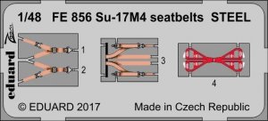 Eduard FE856 Su-17M4 seatbelts STEEL HOBBY BOSS 1/48