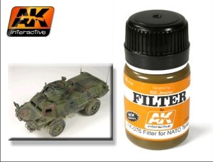AK Interactive AK076 filter for nato tanks 35 ml