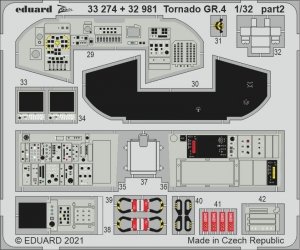 Eduard 32981 Tornado GR.4 interior for ITALERI 1/32