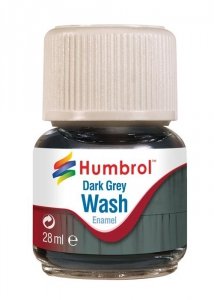 Humbrol AV0204 Enamel Wash Dark Grey 28ml