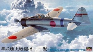 Hasegawa JT42 MITSUBISHI A6M2A Zero Fighter Type 11 1/48