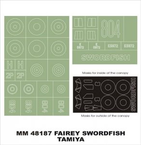 Montex MM48187 Fairey Swordfish TAMIYA