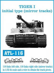 Friulmodel 1:35 ATL-116 TIGER I initial type (mirror tracks)