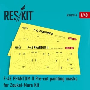 RESKIT RSM48-0009 F-4 (E) Phantom II Pre-cut painting masks for Zoukei-Mura kit 1/48