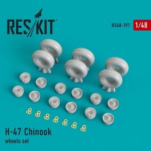 RESKIT RS48-0191 H-47 Chinook wheels set 1/48