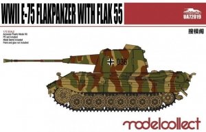 Modelcollect UA72019 Germany WWII E-75 Flakpanzer with Flak55 1/72