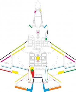 Eduard CX698 F-35C RAM coating TAMIYA 1/72