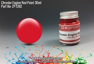 Zero Paints ZP-1392 Chrysler USA Red Engine Paint 30ml