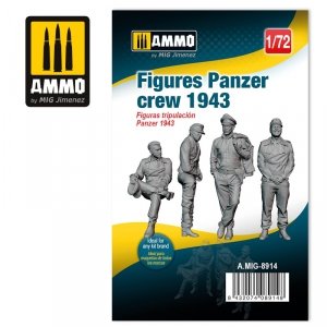 Ammo of Mig 8914 Figuras Panzer crew 1943 1/72
