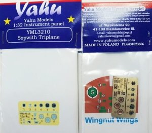 Yahu YML3210 Sopwith Triplane Wingnut Wings 1/32