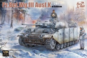 Border Model BT-048 Pz.Bef.Wg.III Ausf.K 2in1 w/Schürzen 1/35