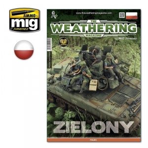 AMMO of Mig Jimenez 4528PL The Weathering Magazine Issue 29: Zielony (Polski)