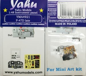 Yahu YMA4921 P-47D Late Mini Art 1/48