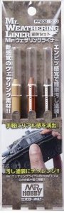 Gunze Sangyo PP-202 Mr. Weathering Liner Mud Color Set