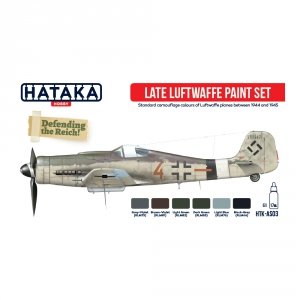 Hataka HTK-AS03 Late Luftwaffe paint set 6x17ml