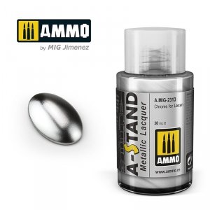 Ammo of Mig 2313 A-STAND Chrome for Lexan 30ml