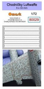 Omask 80029 Walkways Luftwaffe 5 x 33 mm (Oramask 810 foil) 1/72