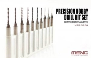 Meng Model MTS-023A Precision Hobby Drill Bit Set (0.4 - 1.3 mm)