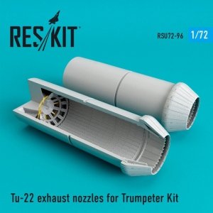 RESKIT RSU72-0096 Tu-22 “Blinder” exhaust nozzles fo Trumpeter 1/72