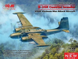 ICM 48279 B-26K Counter Invader USAF Vietnam War Attack Aircraft 1/48