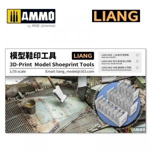 Liang 0401 3D-print Model Shoeprint Tools WWII 1/35