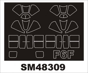 Montex SM48309 F6F HELLCAT EDUARD