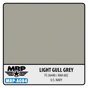 Mr. Paint MRP-A084 Light Gull Grey (FS 36440, ANA602) - U.S.Navy - aqua colors - 17ml