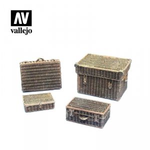Vallejo SC227 Wicker Suitcases 1/35