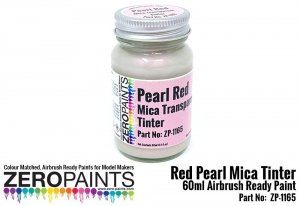 Zero Paints ZP-1165 Pearl Red Mica Transparent Tinter Paint 60ml