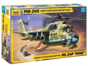 Zvezda 7315 MI-24P HIND SOVIET ATTACK HELICOPTER (1:72)