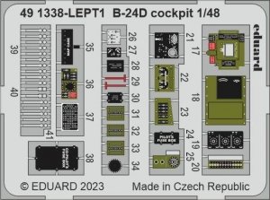 Eduard 491338 B-24D cockpit REVELL 1/48