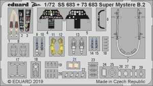 Eduard SS683 Super Mystere B.2 1/72 SPECIAL HOBBY