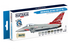 Hataka HTK-BS52 BLUE LINE – Modern Royal Air Force paint set vol. 1 8x17ml