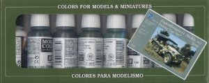 Vallejo Model Color Set - Demag D-7 Africa Corps (70138) 8x17ml.
