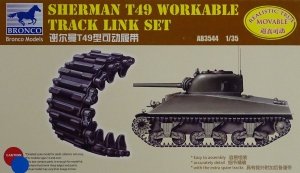 Bronco AB3544 Sherman T49 Workable Track Link Set 1/35
