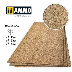 AMMO of Mig Jimenez 8842 Create Cork Medium Grain 2/3/4 mm