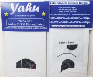Yahu YMA7231 Fokker DXXI Finland late (MPM / Special Hobby) 1:72