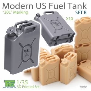 T-Rex Studio TR35065 Modern US Fuel Tank Set B 20L Marking 1/35
