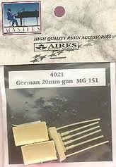 Aires 4021 German 20mm guns MG 151 1/48 Other