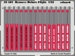 Eduard 32501 Remove Before Flight 1/32