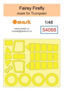 Omask 54068 Fairey Firefly mask (for Trumpeter) 1/48