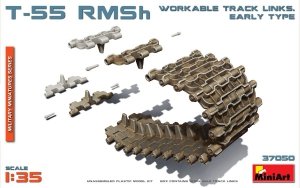 MiniArt 37050 T-55 RMSh WORKABLE TRACK LINKS. EARLY TYPE (1:35)