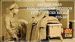 Copper State Models F35-009 British RNAS Armoured Car Division Petty Officer Relief 1/35