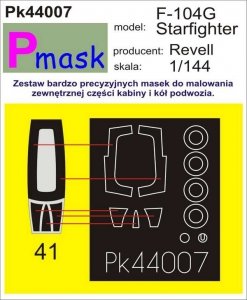 P-Mask PK44007 F-104 G STARFIGHTER (REVELL) (1:144)