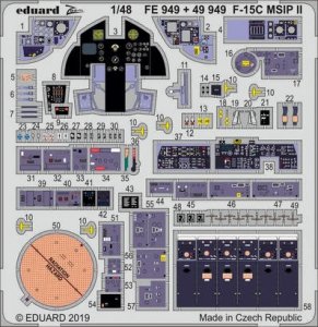 Eduard 49949 F-15C MSIP II interior 1/48 GREAT WALL HOBBY